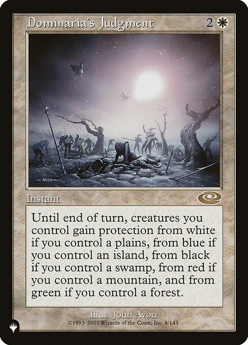 Dominaria's Judgment - The List - PLS-4
