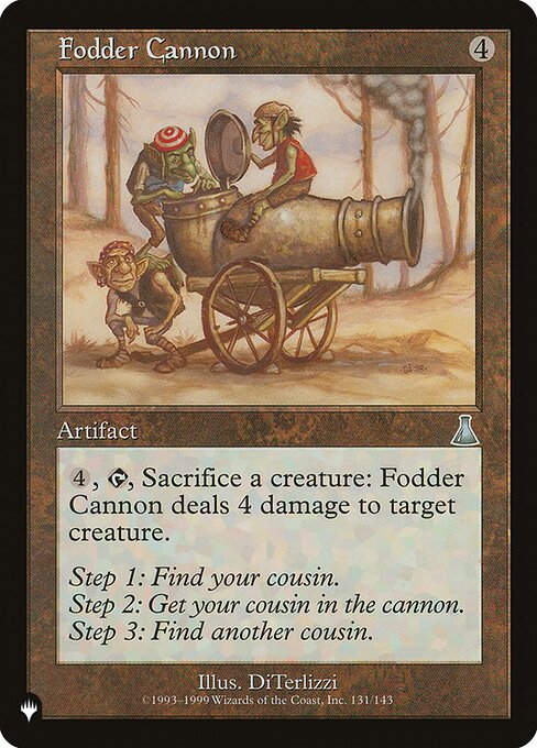 Fodder Cannon - The List - UDS-131