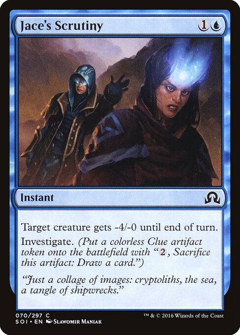 Jace's Scrutiny - Shadows over Innistrad - 70