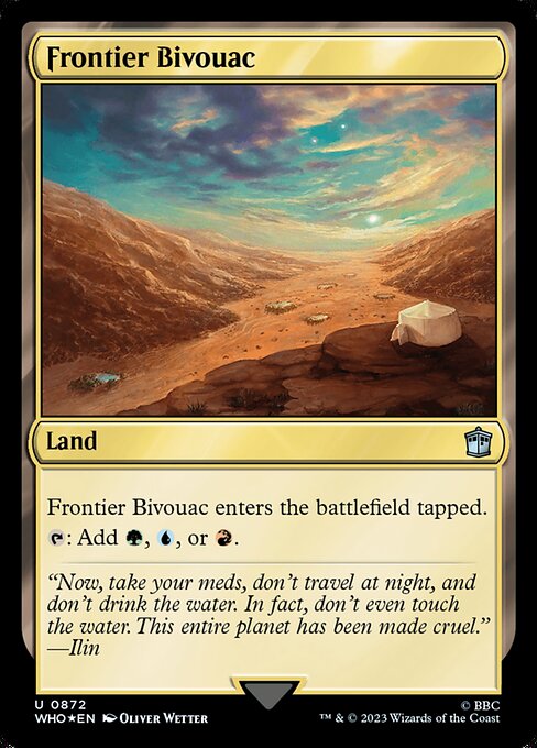 Frontier Bivouac - Doctor Who - 872