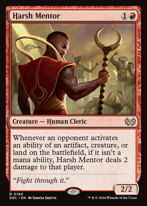 Harsh Mentor - Duskmourn: House of Horror Commander - 165