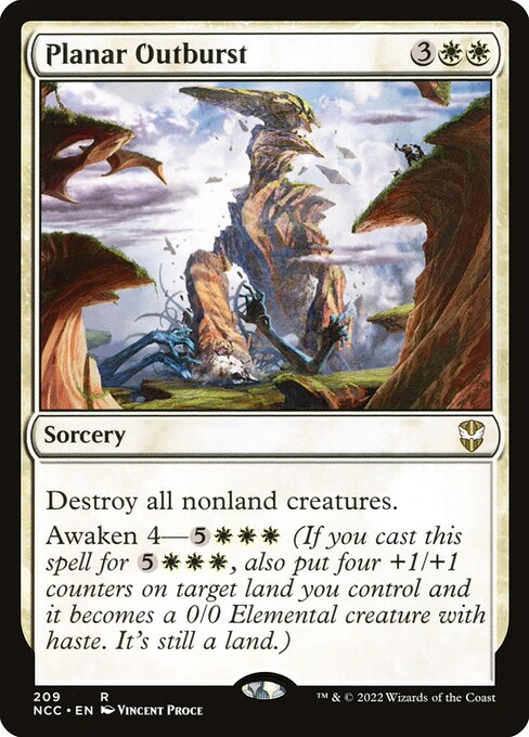 Planar Outburst - New Capenna Commander - 209