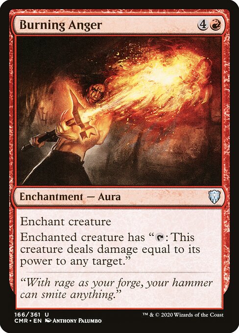 Burning Anger - Commander Legends - 166