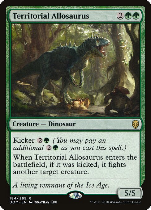Territorial Allosaurus - Dominaria - 184