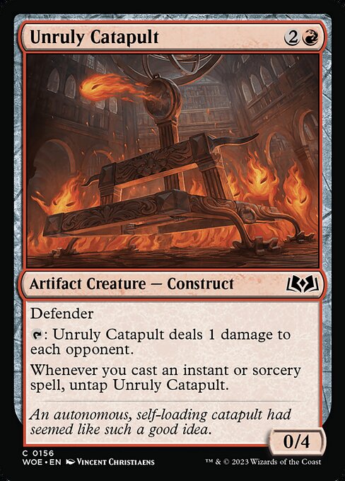 Unruly Catapult - Wilds of Eldraine - 156