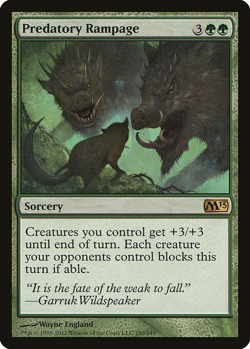 Predatory Rampage - Magic 2013 - 180