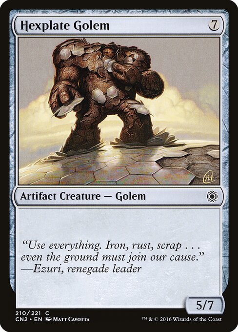 Hexplate Golem - Conspiracy: Take the Crown - 210