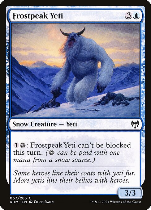 Frostpeak Yeti - Kaldheim - 57