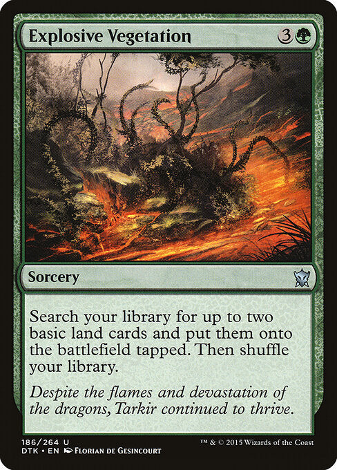 Explosive Vegetation - Dragons of Tarkir - 186
