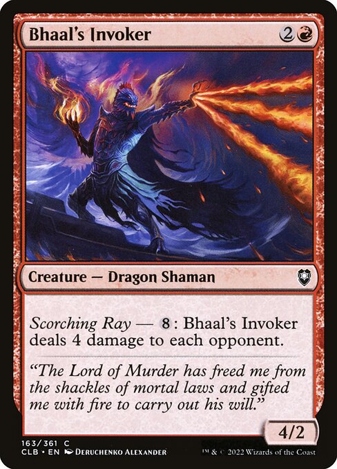 Bhaal's Invoker - Commander Legends: Battle for Baldur's Gate - 163