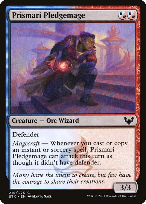 Prismari Pledgemage - Strixhaven: School of Mages - 215