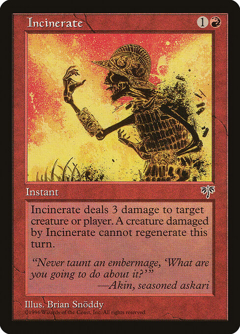Incinerate - Mirage - 184