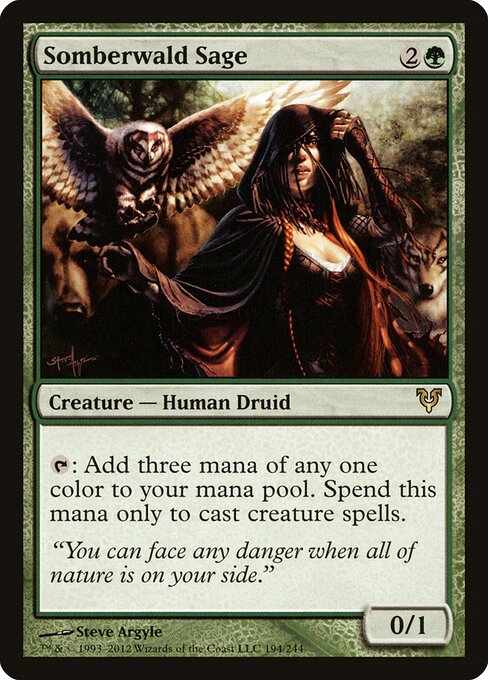 Somberwald Sage - Avacyn Restored - 194