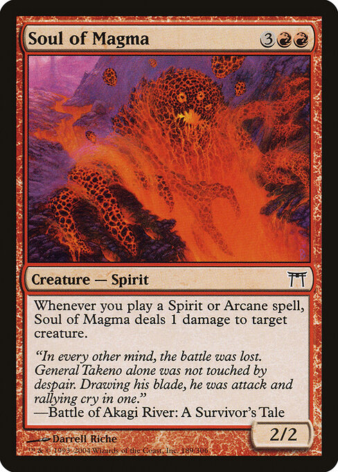 Soul of Magma - Champions of Kamigawa - 189