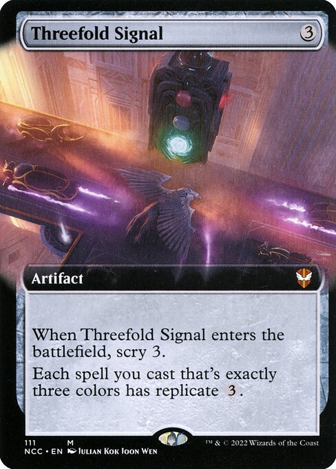 Threefold Signal - New Capenna Commander - 111