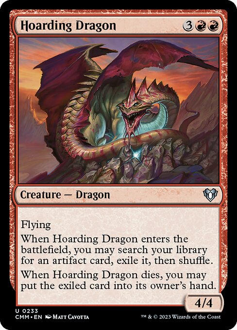 Hoarding Dragon - Commander Masters - 233