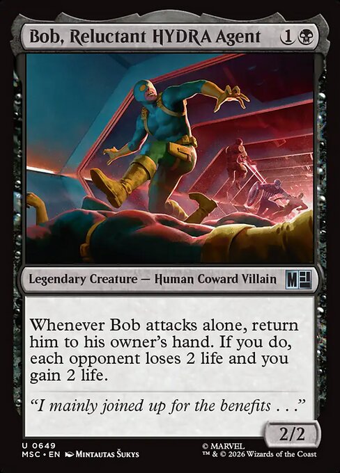 Bob, Reluctant HYDRA Agent - Marvel Super Heroes Commander - 649