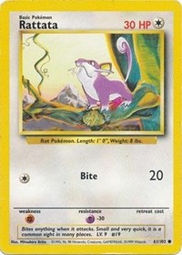 Rattata - Base Set - 061/102