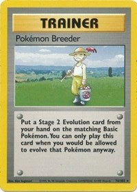 Pokemon Breeder - Base Set - 076/102