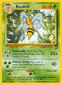 Beedrill - Base Set 2 - 021/130