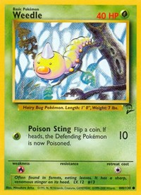 Weedle - Base Set 2 - 100/130