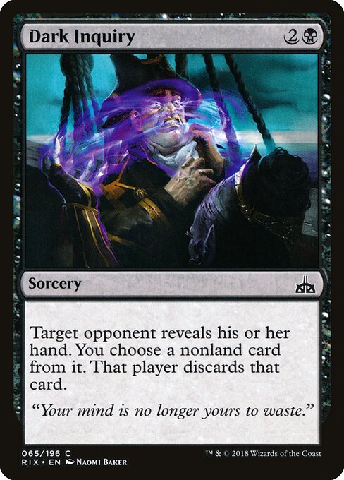 Dark Inquiry - Rivals of Ixalan - 65
