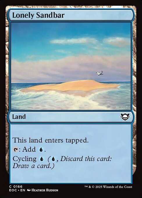 Lonely Sandbar - Edge of Eternities Commander - 166