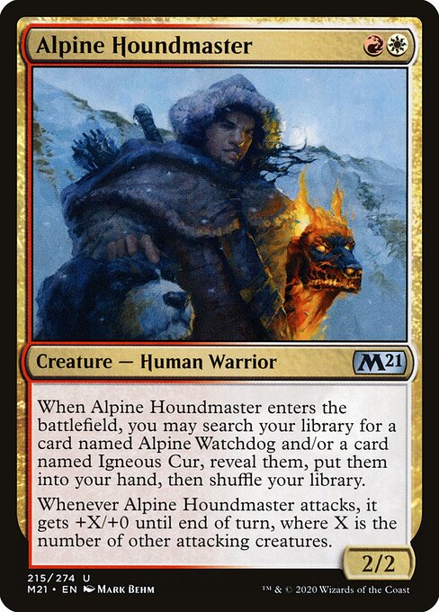 Alpine Houndmaster - Core Set 2021 - 215