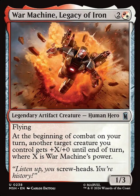 War Machine, Legacy of Iron - Marvel Super Heroes - 238