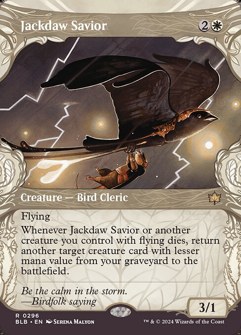 Jackdaw Savior - Bloomburrow - 296