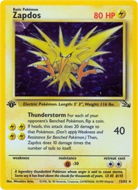 Zapdos (15) - Fossil - 15/62