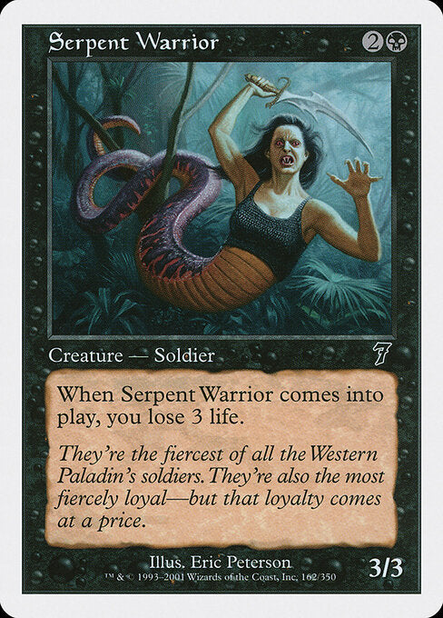 Serpent Warrior - Seventh Edition - 162