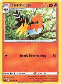 Fletchinder - SWSH12: Silver Tempest - 028/195