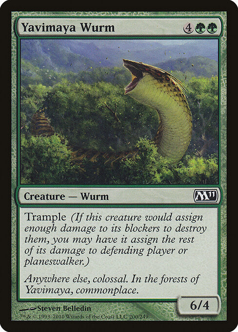 Yavimaya Wurm - Magic 2011 - 200