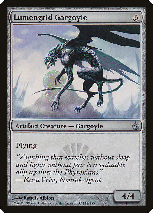 Lumengrid Gargoyle - Mirrodin Besieged - 112