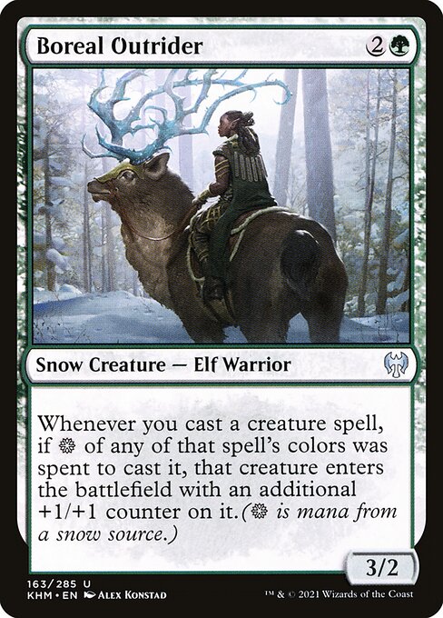 Boreal Outrider - Kaldheim - 163