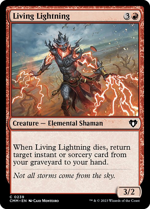 Living Lightning - Commander Masters - 239