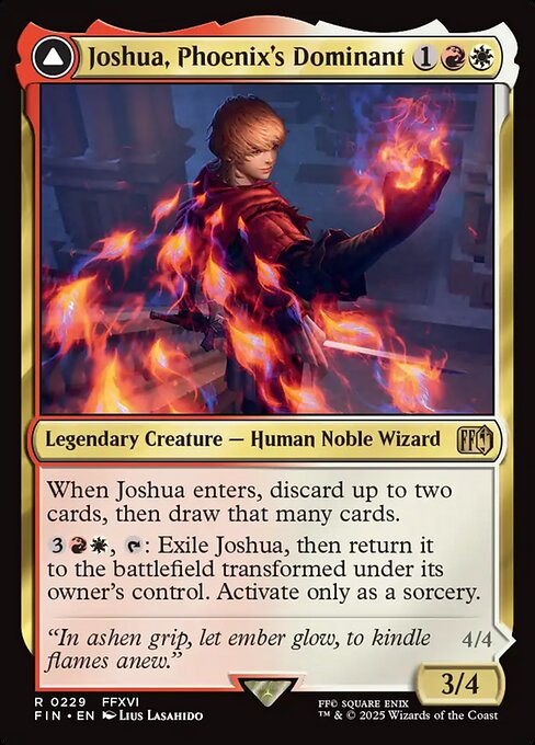 Joshua, Phoenix's Dominant // Phoenix, Warden of Fire - Final Fantasy - 229