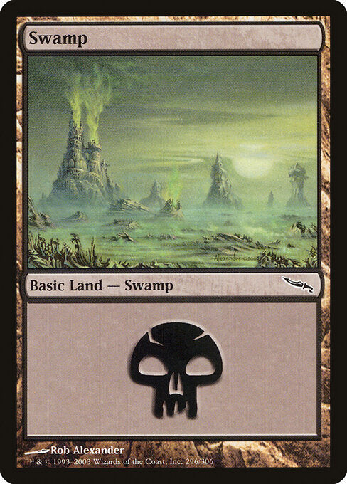 Swamp - Mirrodin - 296