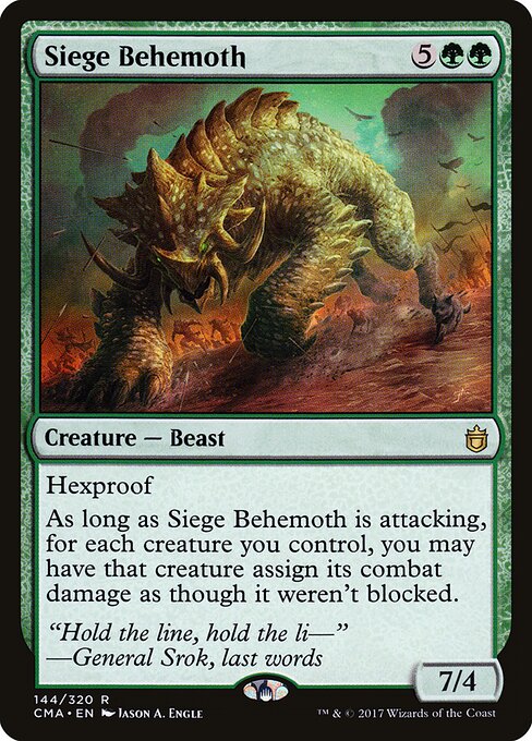 Siege Behemoth - Commander Anthology - 144