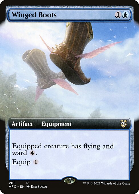 Winged Boots - Forgotten Realms Commander - 289