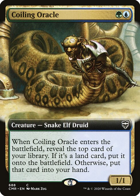 Coiling Oracle - Commander Legends - 688