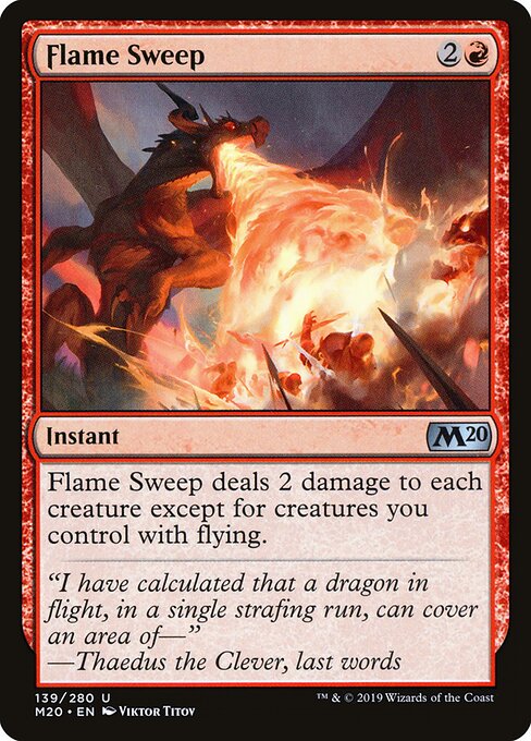 Flame Sweep - Core Set 2020 - 139