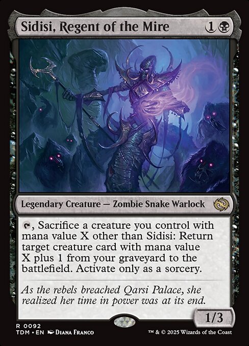 Sidisi, Regent of the Mire - Tarkir: Dragonstorm - 92