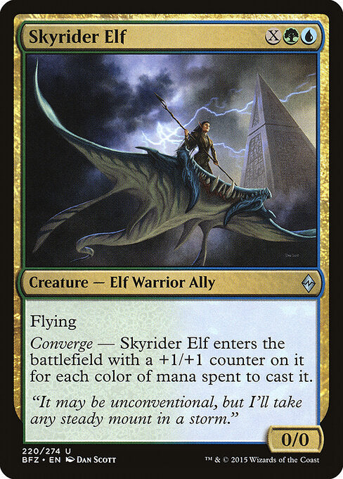 Skyrider Elf - Battle for Zendikar - 220