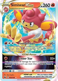 Simisear VSTAR - SWSH: Crown Zenith - 023/159