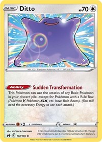 Ditto - SWSH: Crown Zenith - 107/159