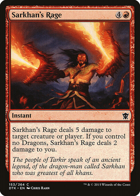 Sarkhan's Rage - Dragons of Tarkir - 153
