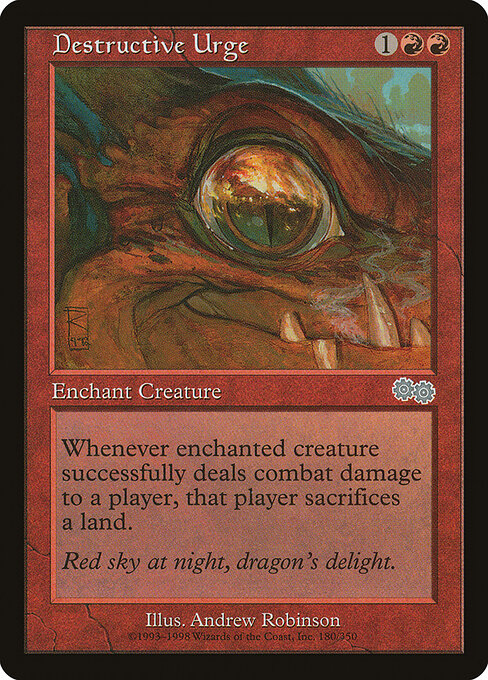 Destructive Urge - Urza's Saga - 180