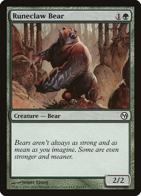 Runeclaw Bear - Duels of the Planeswalkers - 82